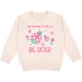 thumbnail image 2 of Inktastic I'm Going to Be a Big Sister Toddler Sweatshirt, 2 of 4