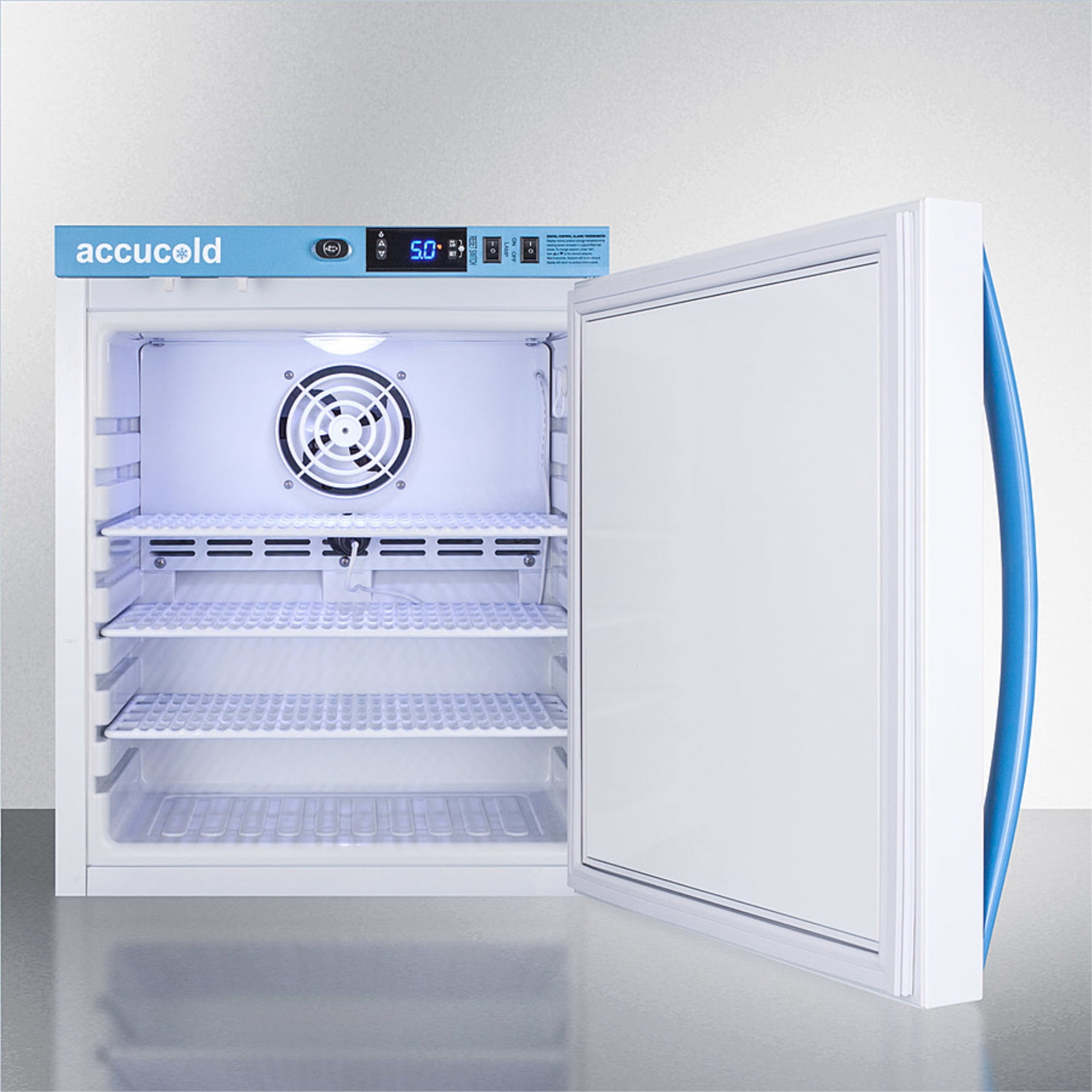 Summit Appliance MLRS1MC 1 cu. ft. Countertop Momcube Breast Milk Refrigerator, White