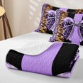 thumbnail image 4 of Erosebridal Leopard Pattern Bowtie Quilt King For Girls Kids,Fashion Women Cheetah Lover King Coverlet Set,3-Piece, 4 of 7