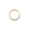 thumbnail image 2 of Solid 14k Rose Gold Stackable 2mm Flat Plain Classic Wedding Brushed Matte Finish Band Ring Size 4, 2 of 3