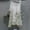 White, variant on Women Trendy Plus Size Vintage Holiday Floral 3/4 Sleeve Vintage Dresses for Cardigan Coat or Jacket
