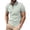 Grey, variant on Kcolen Black Polo Shirts for Men Slim Fit Men's Leisure Fashion Lapel Button Short Sleeve Shirt Top Comfortable Casual Wear Summer Vacation Basic