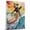 Airedale Terrier, variant on Irish Wolfhound Dog Playing Surfboard Wall Stretched Canvas Size 8x12 – Irish Wolfhound Canvas Art for Dog Lovers, Surfboard Canvas Wall Decor