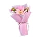 thumbnail image 3 of Ramo de flores de ganchillo con bolsa de papel, ramo de flores artificiales de punto para el Día de la Madre, Día de San Valentín, año Nuevo, Acción Rosa, 3 of 8