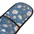 thumbnail image 2 of Dailycode Double Sided Oven Mitt with Loop Heat Resistant Kitchen Long Potholders 7" x 35" Daisy Flower and Heart, 2 of 6