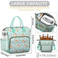 thumbnail image 5 of Pioneer Flower Floral Print Pattern Womens Lunch Box for Work,Insulated Large Lunch Bag for Tween and Teen,Loncheras Para Mujer,Leakproof Adult Lunch Bag for Work,Beach,Travel,Picnic,Camping, 5 of 7