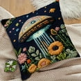 thumbnail image 5 of Gumesh 18x18 Inch Short Plush Pillow Cover - Cute Animal Embroidery Decorative Throw Pillowcase for Sofa, Bed, Living Room, 5 of 6