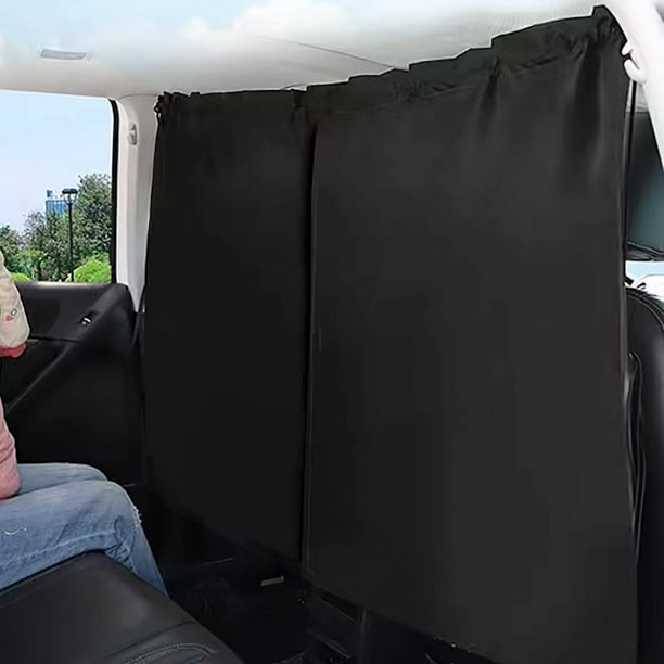 Car Divider Curtain Blackout For Cars Suv Trucks Van Removable Car