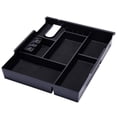 thumbnail image 1 of Compatible with Center Console Organizer Insert ABS Black Materials Tray, Armrest Box Secondary Storage for Toyota, 1 of 8
