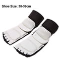 thumbnail image 1 of 1 par de protectores de pies para entrenamiento de Taekwondo, equipo de artes marciales, lucha, Muay Thai, Kung Fu, Tae Kwon Do, Protector de pies, soporte para pies para hombres, mujeres y niños, 1 of 8