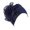 Navy, variant on AJGRHE Women Retro Big Flowers Hat Turban Hat Cap Pile Cap Chemo Turban Hats for Women - Elastic Flower Beanie Headwrap Caps Solid Color Grate for Cancer Hair Cover Dark Blue One Size