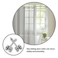thumbnail image 6 of ifundom Barn Door Trolley Wheels Roller Assembly Galvanized Iron Heavy Duty 2 Pieces for Sliding Door Hardware, 6 of 6