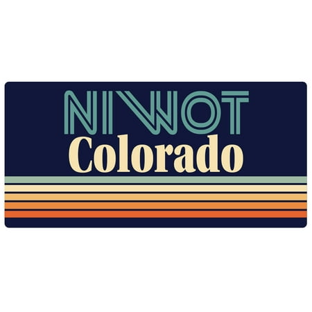 

Niwot Colorado 5 x 2.5-Inch Fridge Magnet Retro Design