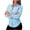 Sky Blue(Womens Tops), variant on GUACER Womens Long Sleeve Blouses Gingham Collared Button Down Shirts Loose Casual Fall Tops