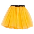 thumbnail image 1 of Robes pour Filles en Bas Âge Jupe Pompon Trois Doublée avec Jupe de Danse Ballet Jupe Tutu Robe Taille Unique, 1 of 4