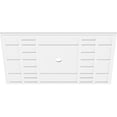 thumbnail image 2 of 38"W x 25 3/8"H x 2"ID x 13 1/4"C x 1"P Beaux Architectural Grade PVC Contemporary Ceiling Medallion, 2 of 11