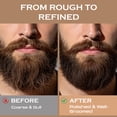thumbnail image 3 of THEMANCODE Sandalwood Beard Balm for Men, Softens & Hydrates Coarse Beard Hair, Light Control to Tame Flyaways, Daily Beard Care, Beard Balm Gift for Him & Men, 2 oz, 3 of 8