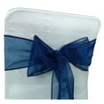 thumbnail image 1 of Darling Souvenir Pack Of 20 Organza Chair Sashes Bow Sash For Wedding & Events Supplies Party Decoration Chair Cover Sash - Colors Available, 1 of 4