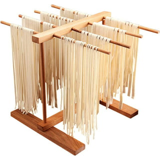 Pasta Drying Rack by Cucina Pro- All Natural Wood Construction