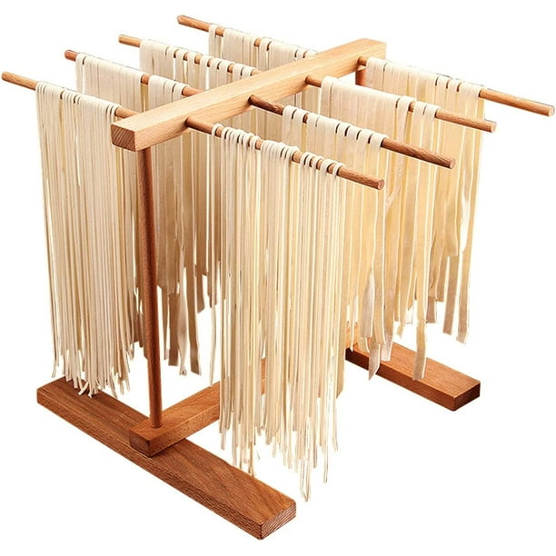 Wadoy Collapsible Pasta Drying Rack with 8 Arms, Household Spaghetti