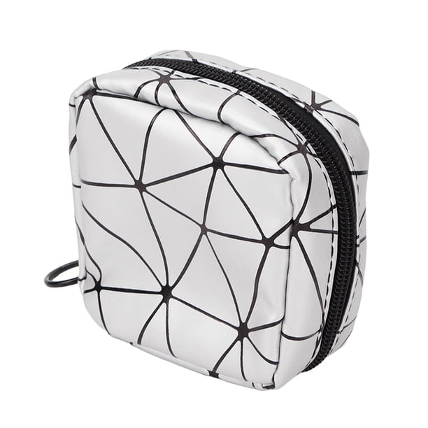 Mini Bolsa de maquillaje portátil BuyWeek para lápiz labial de Cuero PU