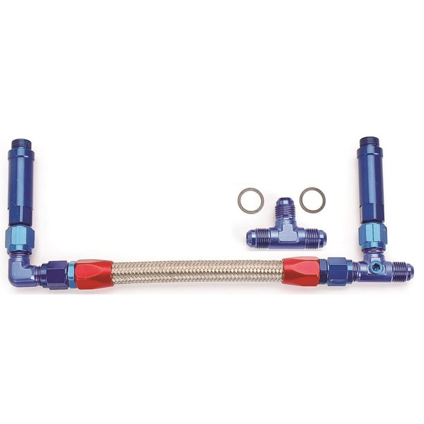 JEGS 100827 Dual Feed Fuel Line (Fuel Log) Kit for Demon Standard