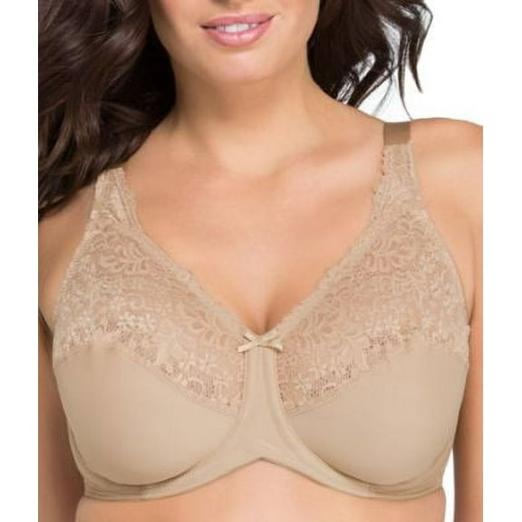 Lilyette By Bali Minimizer Underwire Bra Womens Full Coverage Seamless LY0428
