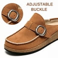 thumbnail image 3 of BERANMEY Casual Women's Mules & Clogs Slip-On Memory Foam Cloud Mules for Womens Mens with Non-Slip Sole Indoor/Outdoor Comfort Supportive Cork Sole Mules for Women 2025, 3 of 8