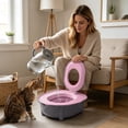 thumbnail image 6 of Cat Potty Training System – Transition from Litter to Toilet with Gradual Training Rings, Sturdy Base Holds Bowl, Fresh & Space-Saving, 6 of 6