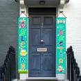 thumbnail image 3 of 3/2/1pcs Easter Porch Banner Bunny Egg Rabbit Daisy Party Front Door Sign Wall Hanging Spring Decorations And Supplies For Home Farmhouse Holiday Decor, 3 of 3