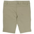 thumbnail image 2 of French Toast Girls School Uniform Adjustable Waist Stretch Twill Bermuda Shorts, Sizes 4-20 & Plus, 2 of 2