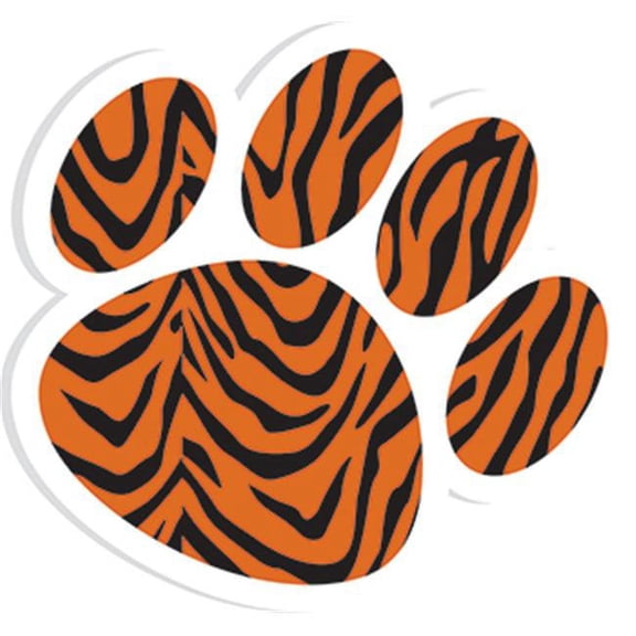 Ashley, ASH10000, Tiger Paw Magnetic Whiteboard Eraser, 1 Each, Black,Orange