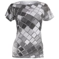 thumbnail image 1 of Non Metallic Disco Ball All Over Womens T-Shirt, 1 of 1