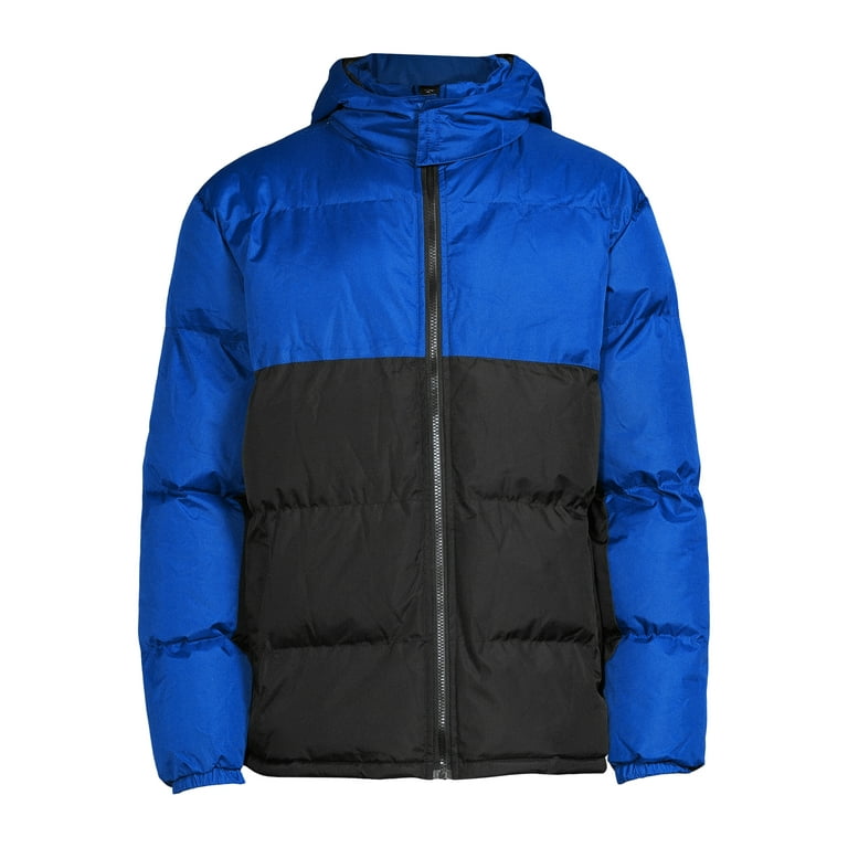 Climate Concepts Men s Color Block Bubble Jacket Walmart