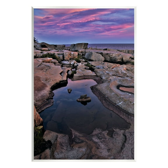 Stupell Industries Tide Pool Landscape Nature Photography Unframed Art Print Wall Art, 10 x 15