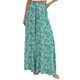 thumbnail image 2 of Pantalones Anchos de Pierna para Mujer, Pantalones Palazzo Florales Fluidos para Mujer, Pantalones Casuales de Verano de Cintura Alta. Impresión Verde XL, 2 of 8