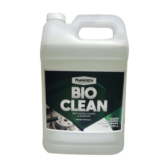 Nanotech SS Bio Clean- Biodegradable Multi Surface Heavy Duty Cleaner & Degreaser- Safe on All Surfaces: Natural Stone, Stainless Steel, Plastic, Glass, Metal, Vinyl (1 Gallon)