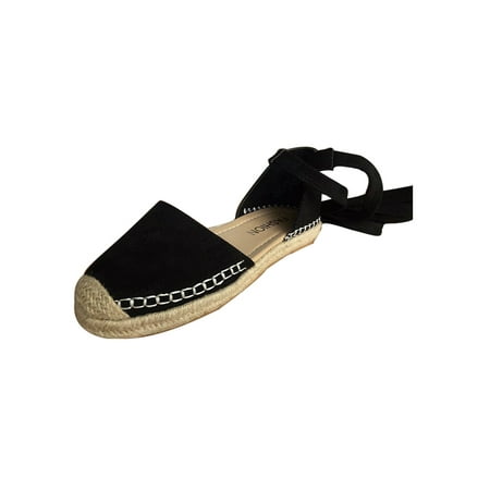 

Tenmix Ladies Work Nonslip Espadrilles Sandal Lightweight Ankle Strap Flat Sandals Women Retro Closed Toe Shoes