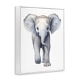 thumbnail image 2 of Stupell Industries Eclectic Baby Elephant Walking White Framed Giclee Art, 24 x 30, by Ray Powers, 2 of 8