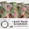 thumbnail image 6 of Easy-Going Peony Flower Printed Blackout Curtains, 52” x 63” (2 Panels), 6 of 7