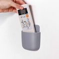 thumbnail image 3 of Sturdy Wall Mount Phone Holder, Multifunctional Remote Control Storage Box for Living Room Bedroom, Space Saving Design, Elegant and Stylish, Protective Role, 3 of 8