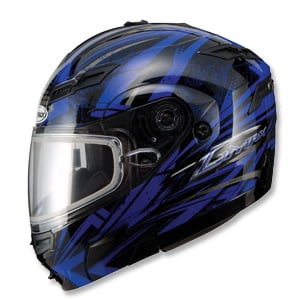 GMAX GM-54S Highmark Modular Snowmobile Helmet Blue/Black XS