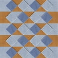 thumbnail image 1 of Ahgly Company Machine Washable Indoor Square Transitional Light Steel Blue Area Rugs, 3' Square, 1 of 7