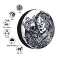 thumbnail image 5 of XMXY Vintage Girl Chicano Tattoo Spare Tire Cover, Universal Waterproof Cover for Jeep RV Tire Wheel Protection, 16 inch, 5 of 8