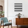 thumbnail image 3 of Framed Canvas Wall Art for Living Room Gray Black Stripes Wall Decor, Contrast Striped Aesthetic Paintings for Bedroom Office Kitchen Bathroom, Ready to Hang Artwork Wall Pictures 8x8 Inch, 3 of 9