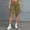 *Army Green, variant on Women's High Waist Cargo Shorts, Casual Loose Fit Bermuda Shorts with Pockets Army Green,Women's Plus L