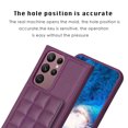 thumbnail image 2 of SaniMore for Samsung Galaxy S22 Ultra (6.8" 2022) Case, Flip PU Leather Diamond-Shaped with Built-in Card Slots, Kickstand and Shockproof Anti-drop Phone Case for S22 Ultra Wallet Shell, Darkpurple, 2 of 7