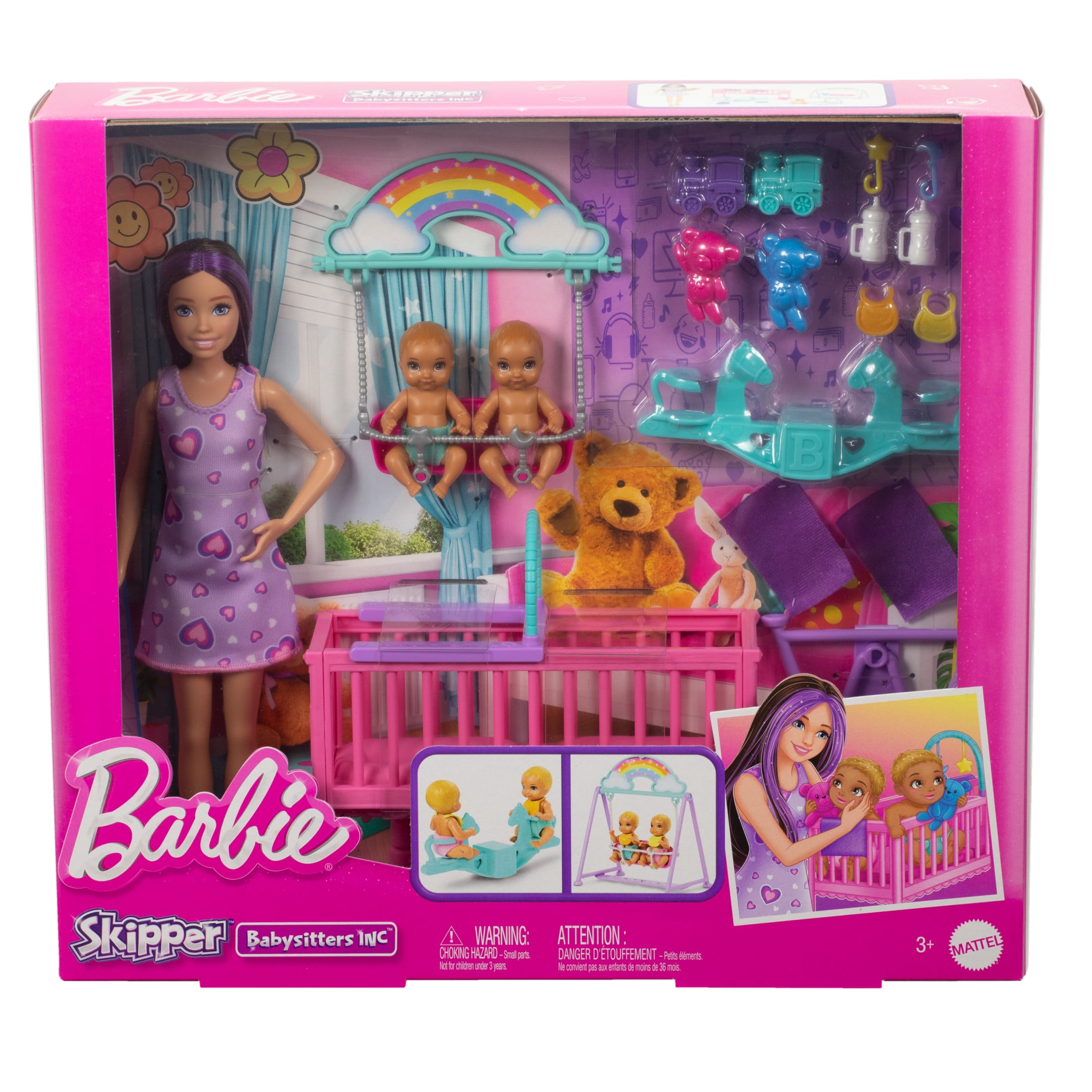 Barbie Skipper Niñera Muñeca con Twin Nursery Colombia Ubuy