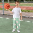 thumbnail image 5 of joogoo Baseballs-z1 Boys' Sweatpants Jogger Pants 7-8Y, 5 of 8