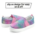thumbnail image 5 of Bocca Kid's Slip on Sneakers Purple Star Girls Canvas Walking Shoes Size 11, 5 of 5